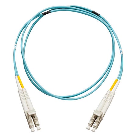 Allen Tel Fiber Optic Patch Cable LC to LC, Multimode, 3 M, Aqua GBLC2-D5-03